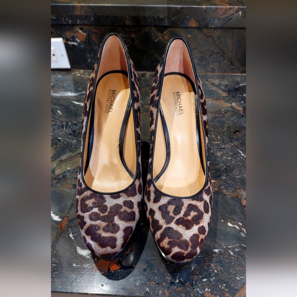 Michael Kors Brown Velvet Heels